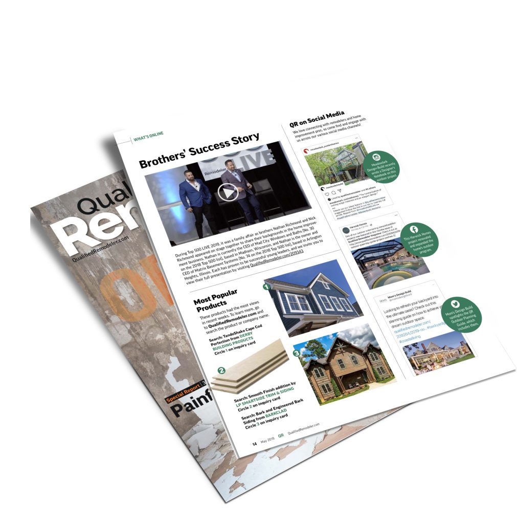 The readers of Qualified Remodeler are most interested in Tando's Cape Cod Perfection