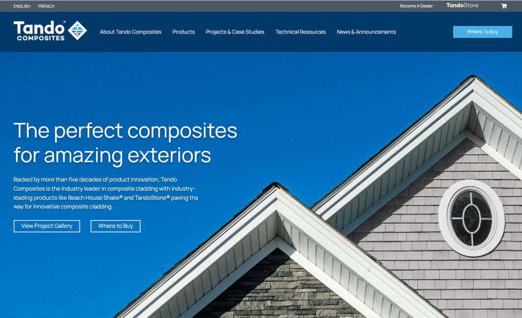 Tando Composites Launches New Website